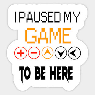 gaming tees Sticker